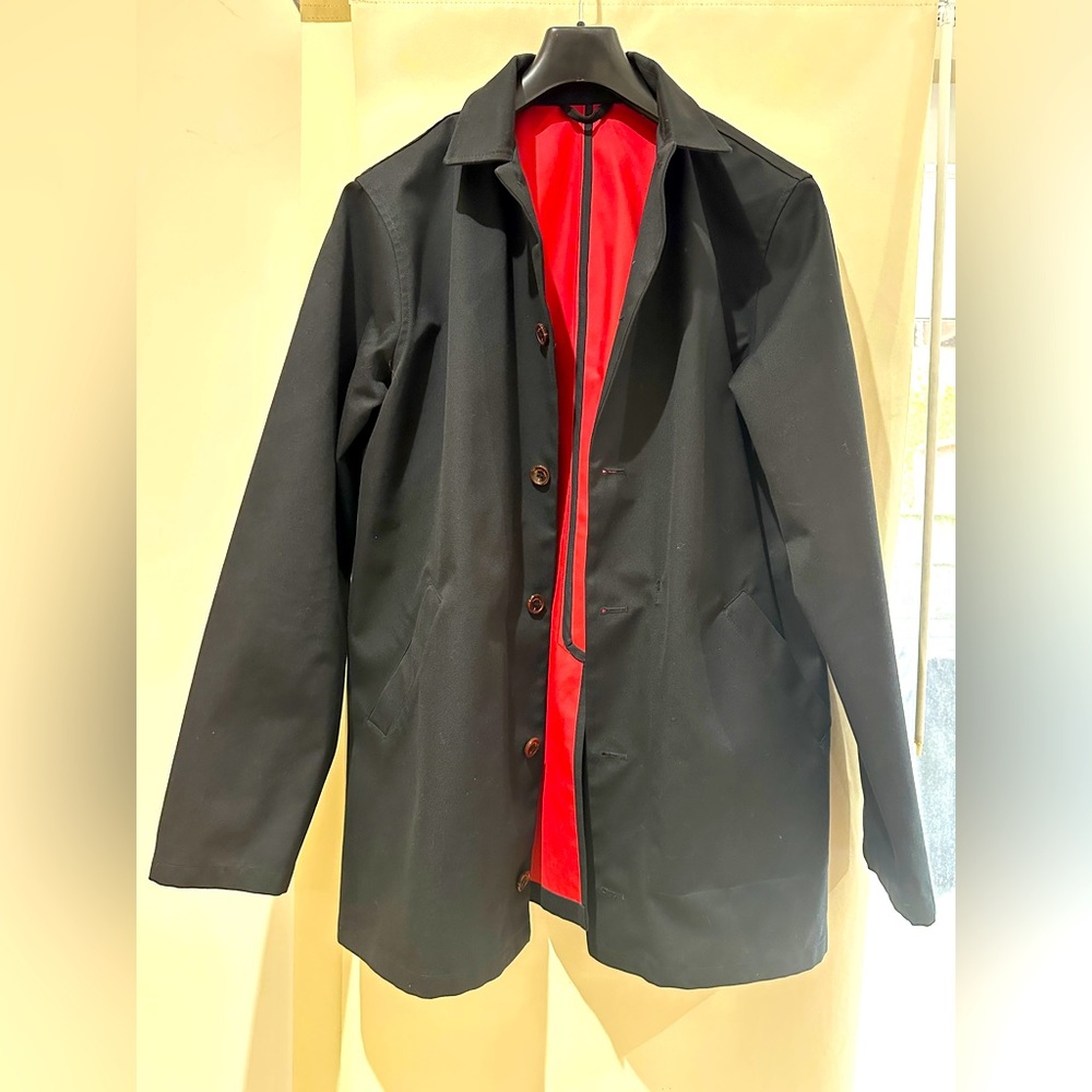 Percival Sherlock Black with Red Lining Waterproof Jacket Size M - LIMITED RUN!